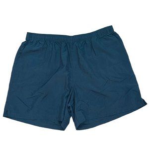 Men's Columbia Black Nylon‎ Elastic Waist Fishing Shorts Size 2XL